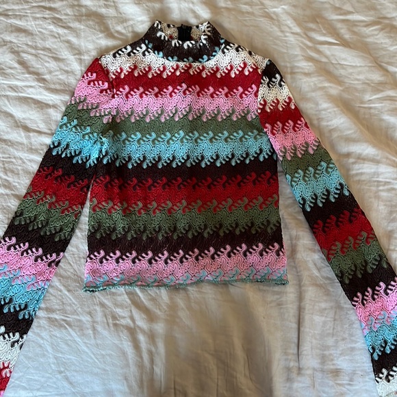 Topshop Retro top size 2 - Picture 1 of 2